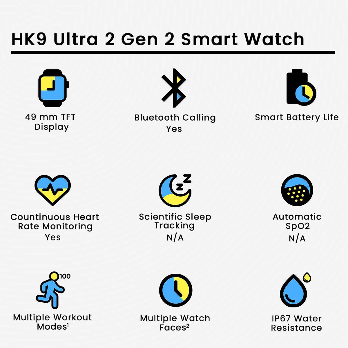 HK9 Ultra 2 Smart Watch