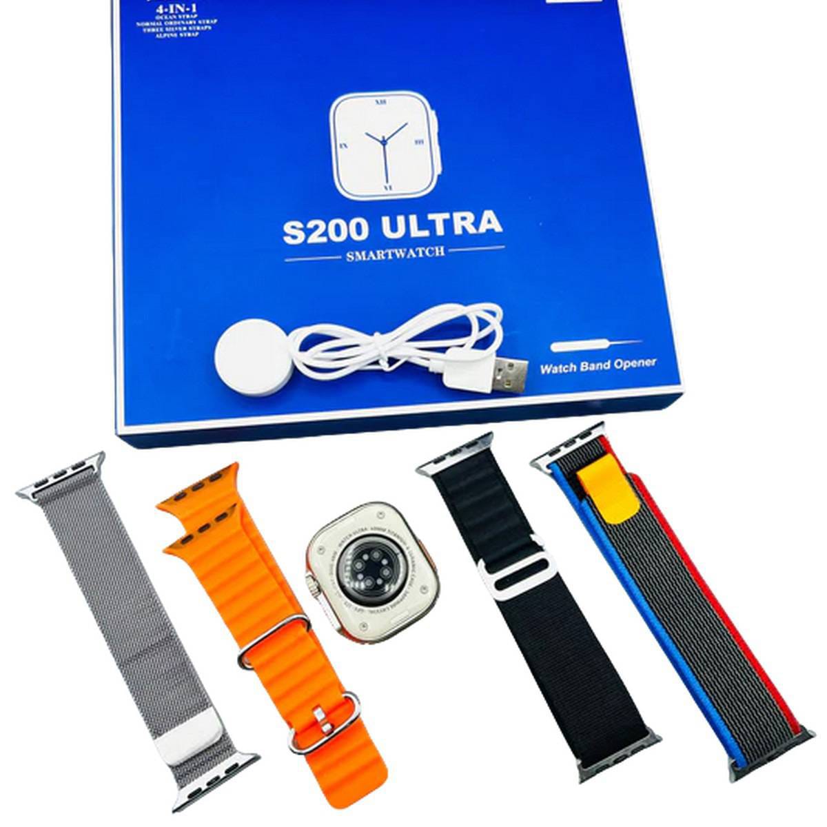 S200 Ultra 4 in 1  Smart Watch