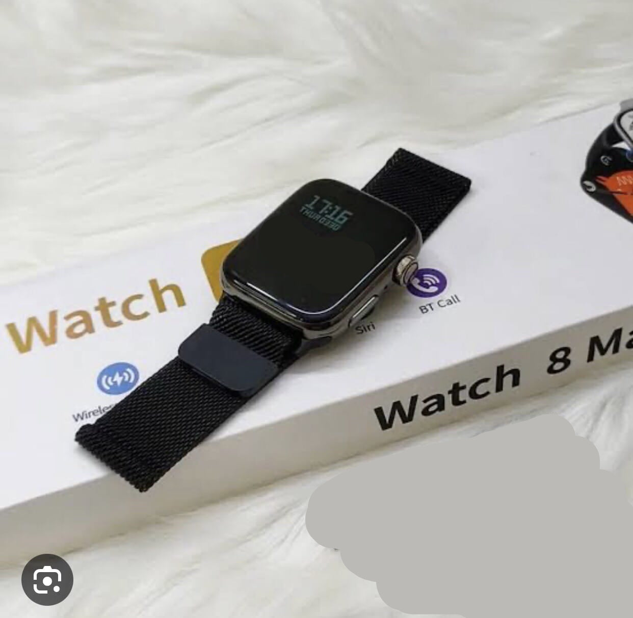 Watch 8 Max Smart Watch With New Amazing Functions 1.85 Inch Bluetooth Touch Screen